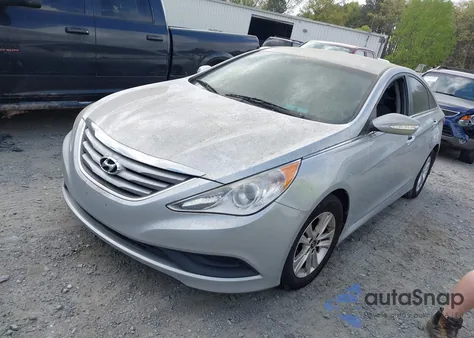 2014 Hyundai Sonata Gls z USA, uszkodzony, nr VIN 5NPEB4AC6EH847017